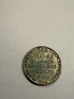 pièce commémorative suisse de 5 Francs datée de 1944