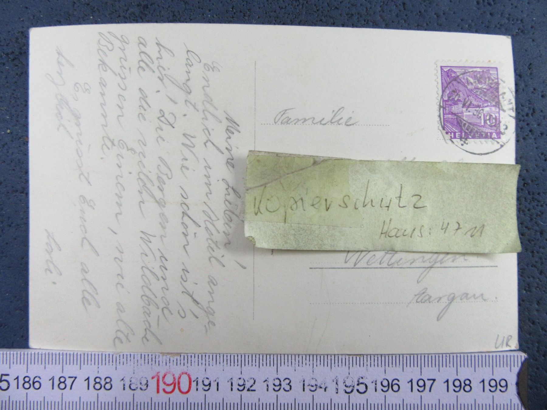 Cartoline postali: GOLZERNALP MIT GOLZERNSEE 1936 URI AK – Usato da Ettingen venduto da Hausi4711 1