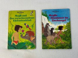 2 MOGLI-Bücher, WALT DISNEY/ 1979 + 1990 / Guter Zustand