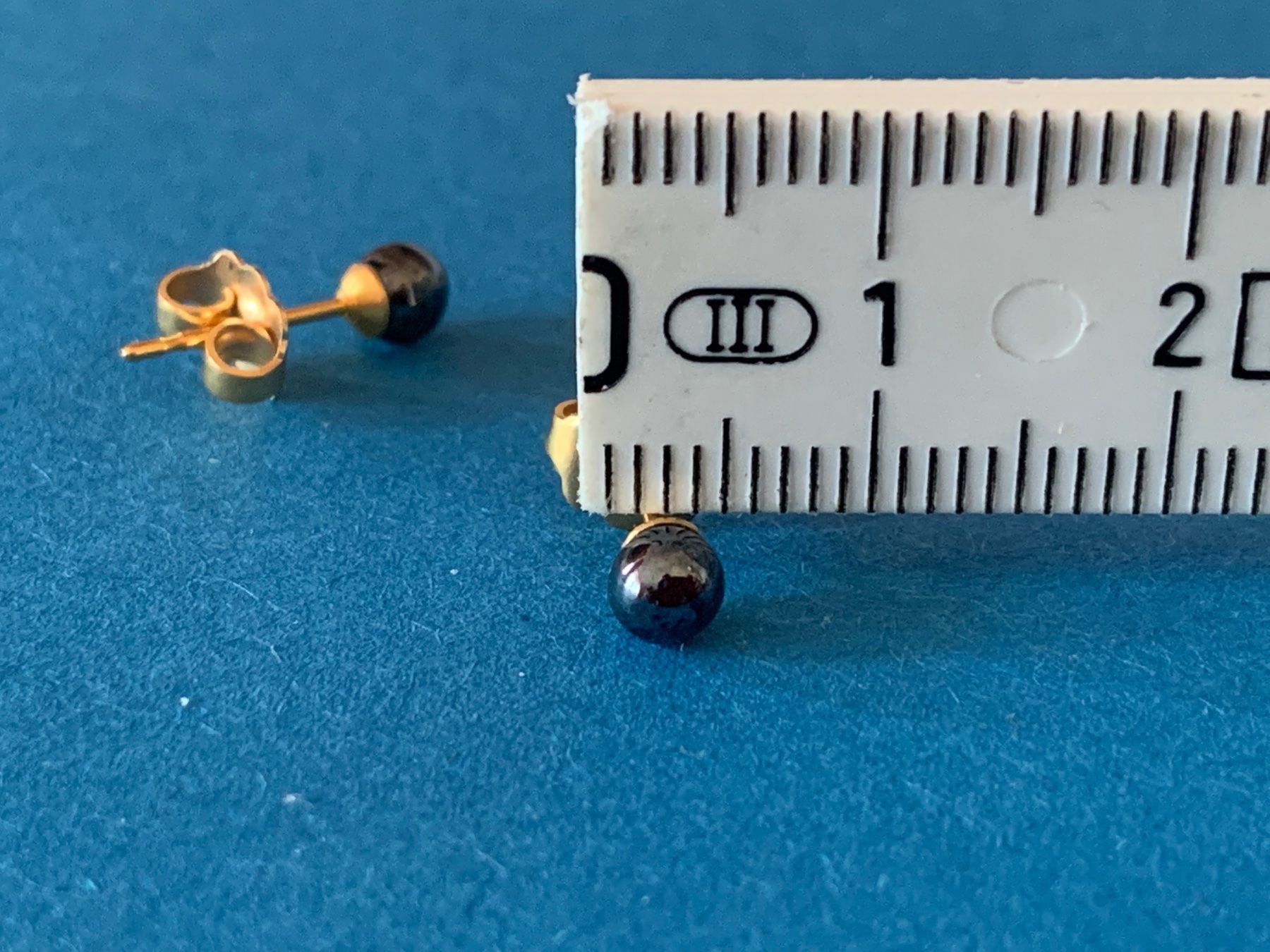 Ohrringe & -stecker: 2 Ohrstecker Hämatit-Imitat – Neu (gemäss Beschreibung) aus Dittingen von Bijoubelle 8