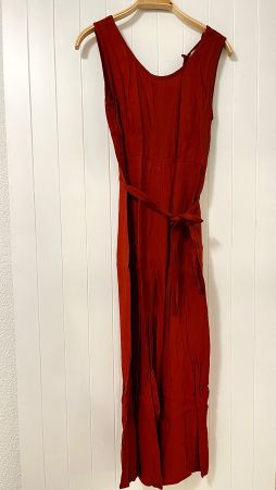 Jumpsuit rostrot NILE, Grösse S