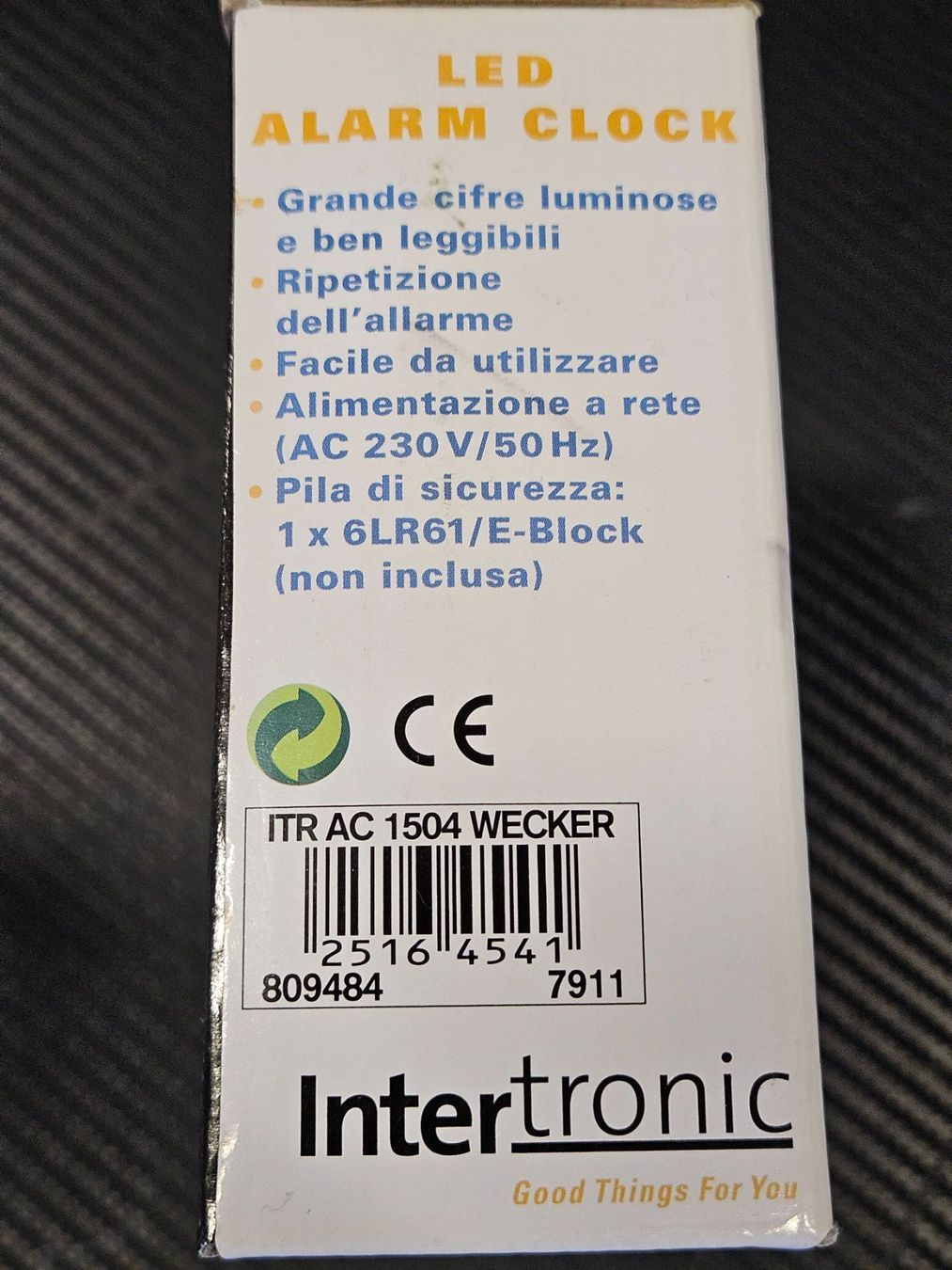 Sveglie: LED Alarm Clock Intertronic Digitalwecker Wecker – Nuovo (secondo la descrizione) da Kloten venduto da Euroasia 4