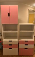 Regal mit Schubladen und Türen rosa weiss guter Zustand