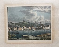 Rheineck Aquatinta koloriert