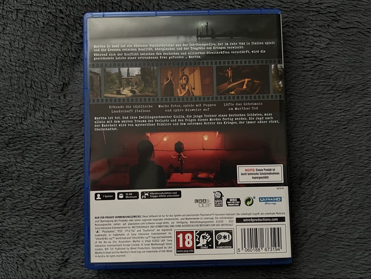 Sony Giochi: Martha Is Dead - PS5 – Usato da Würenlos venduto da minmo 1