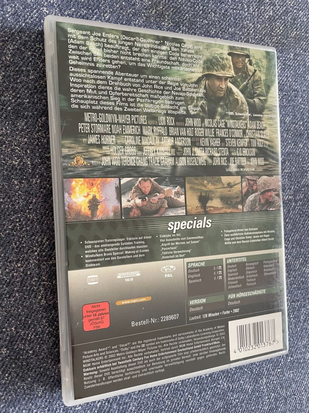 Alle DVDs: DVD - Windtalkers – Gebraucht aus Zwingen von Steff.B 1
