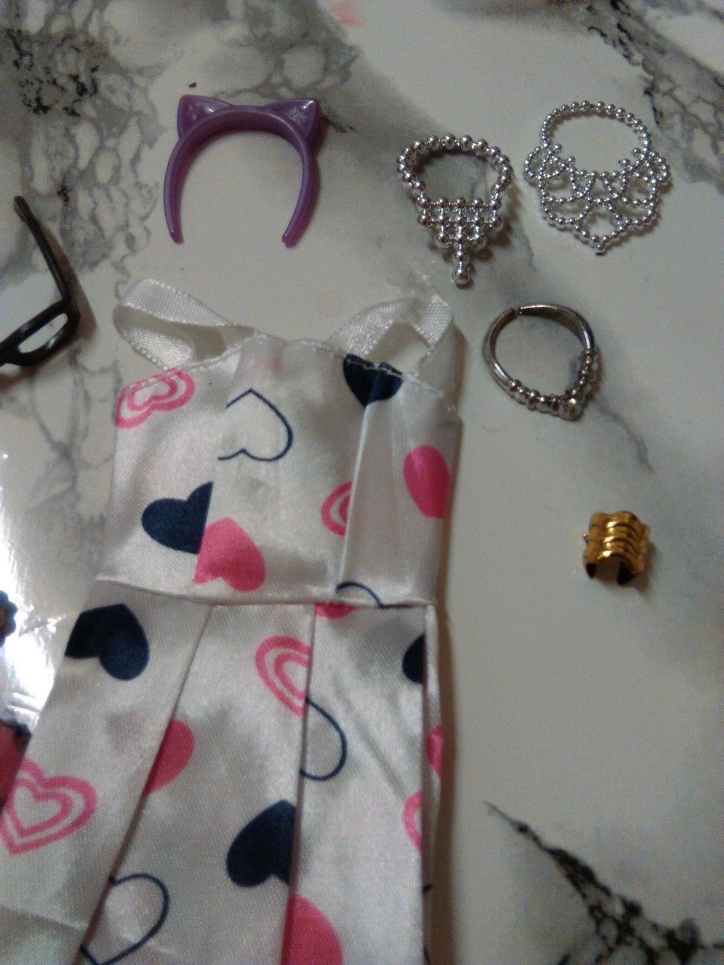 Bambole: BARBIE KLEID;;MIT ACCESSORIES – Nuovo (secondo la descrizione) da Basel venduto da bijoutrie_4 3