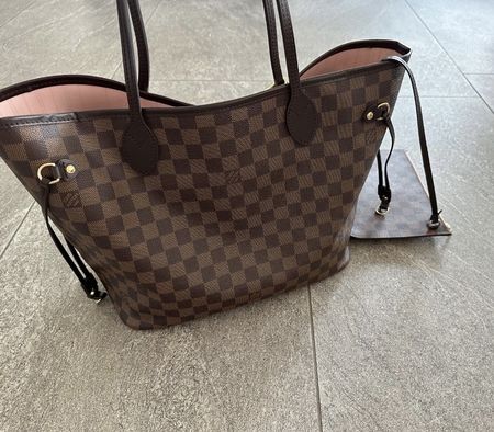 Louis Vuitton Neverfull MM Damier Ebene Canvas guter Zustand