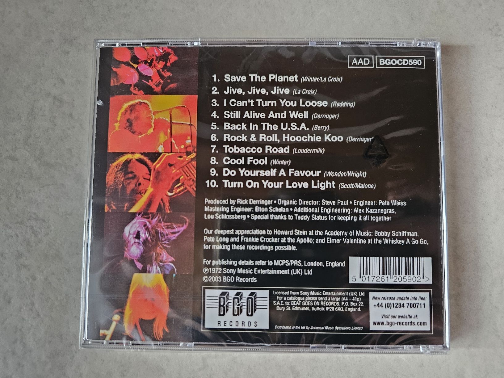 CD: Edgar Winter's White Trash  -  Roadwork  /  Fabrikneu – Nuovo e nell'imballaggio originale da Schneisingen venduto da backstore24 1