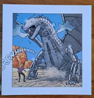 Ex-Libris Demain NEUF, 15X15 cm