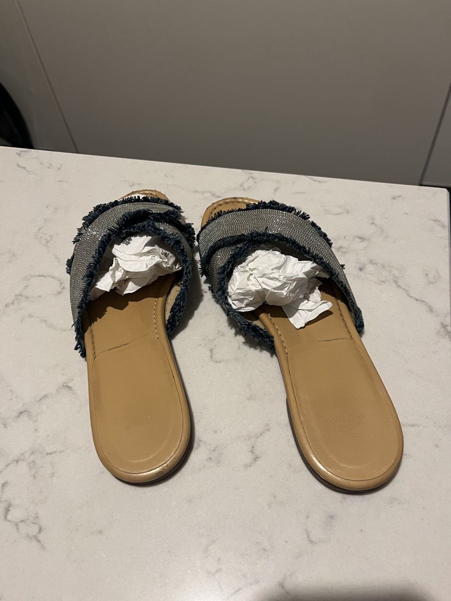 Stuart Weitzman Damenschuhe: Stuart Weitzman Summer Slides sandals – Gebraucht aus Mies von nic_yk5d 3