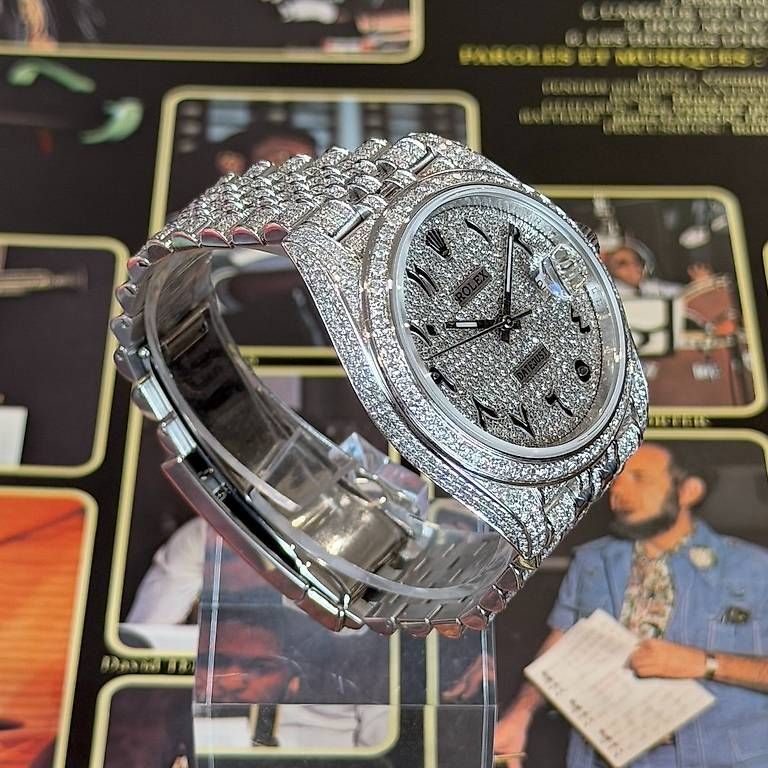 Orologi: Rolex Datejust 41mm Custom "Arabic" 126300 – Usato da Genève venduto da minty.watches 2