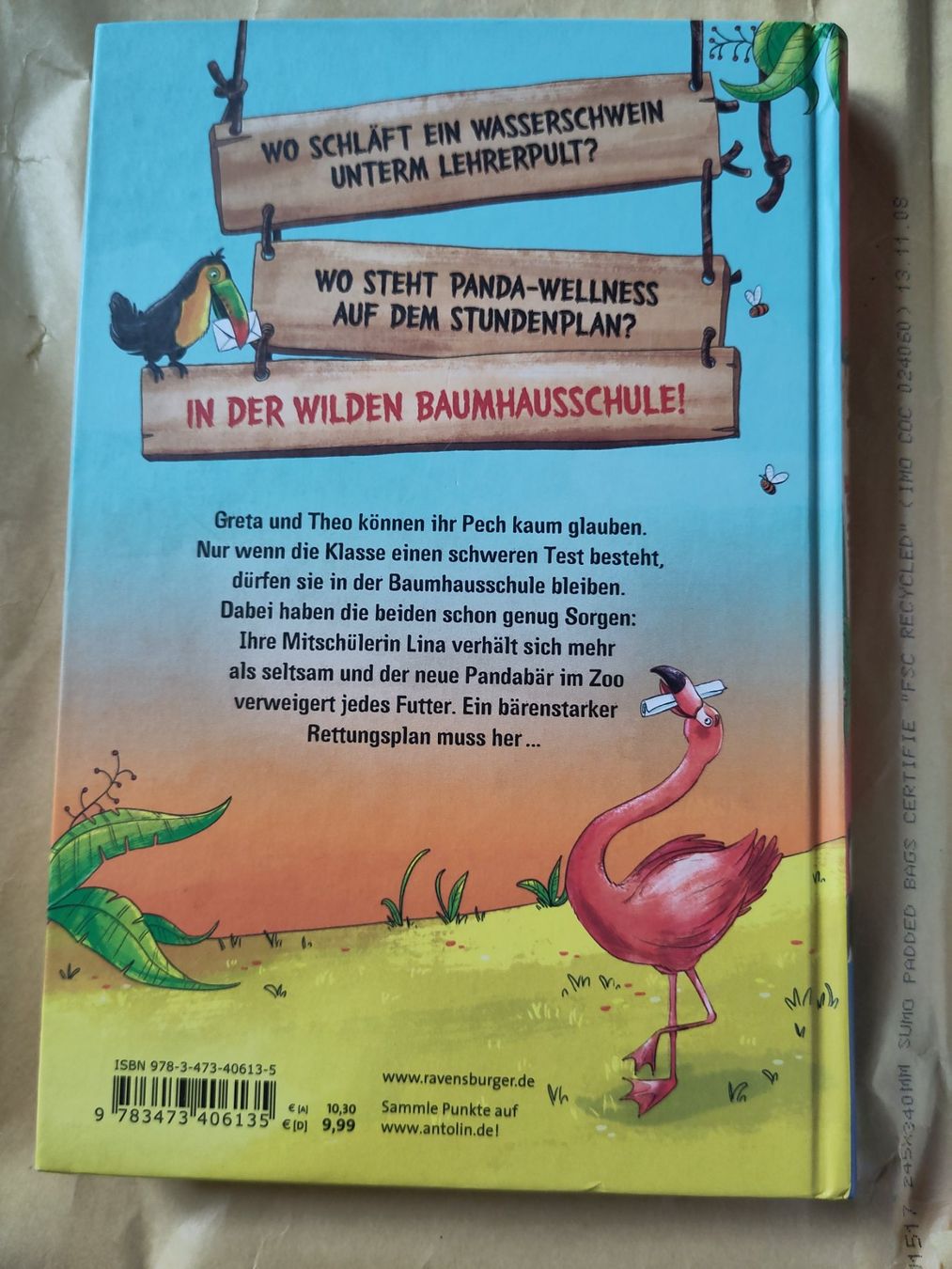 Libri: "Die Wilde Baumhausschule: Ein bärenstarker Rettungsplan" – Usato da Tafers venduto da wurschtlis 1