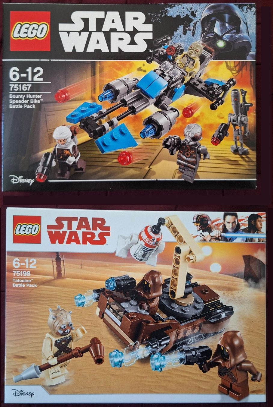 Star Wars Baukästen: Lego Star Wars 75167 + 75198 – Neu und originalverpackt aus Genève von Brick-Fan-GeneveCH