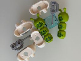 Lego teile, alien, Lego minifigur, Lego space