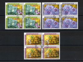 Viererblock Nr. 844-846 Fürstentum Liechtenstein