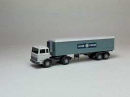 Wiking Mercedes 1620 Kühlkoffer Sattelzug Interfrost