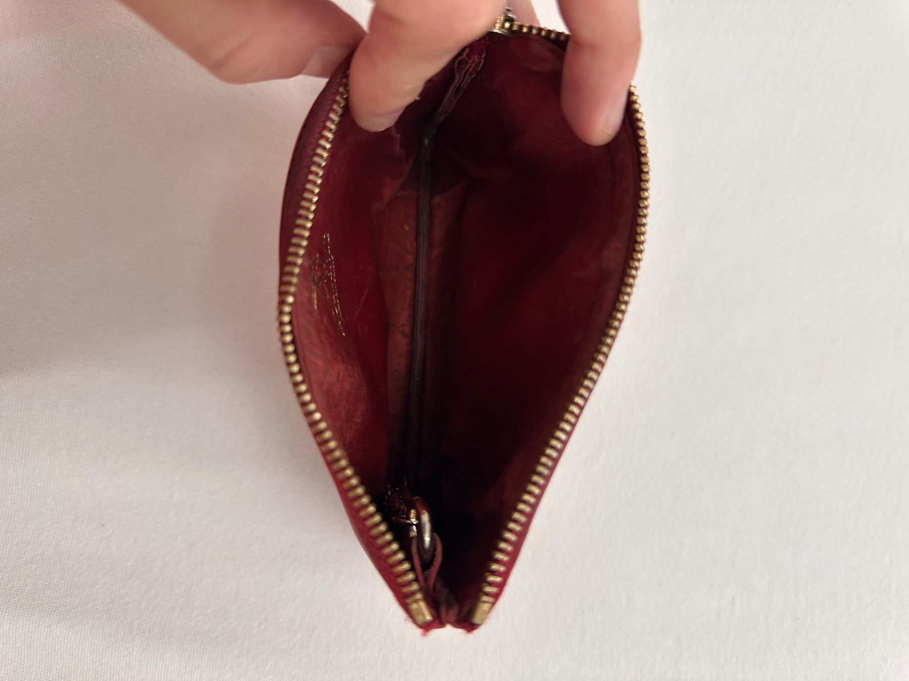Portamonete: Rotes Mollerus Portemonnaie – Usato da Wangs venduto da i1ira 2