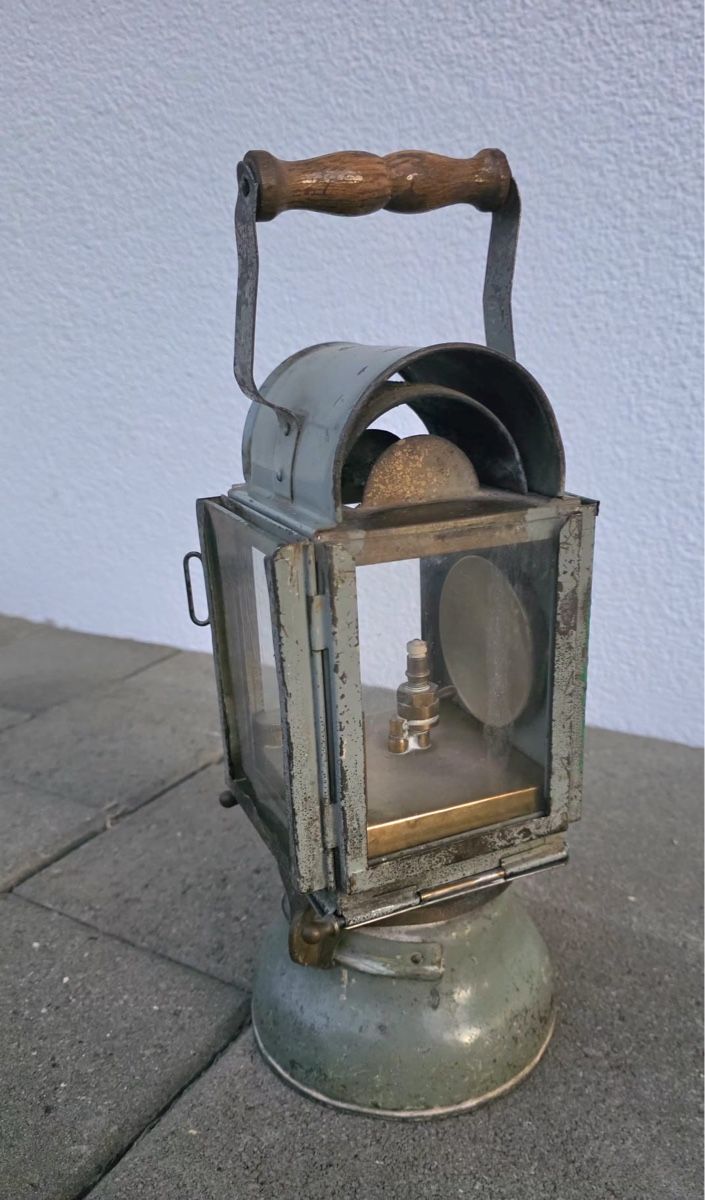 Lampen: Karbidlaterne, Bahnwärterlampe – Gebraucht aus Mumpf von Spannset 1