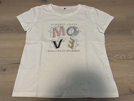 T-Shirt mit Strass und Tweed S neu