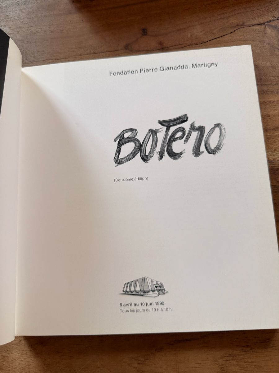 Libri: Botero Kunst Buch Maler 1990 – Usato da Nidau venduto da Nintschgu 1