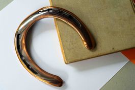 Hufeisen in bronze galvanisch verchromt