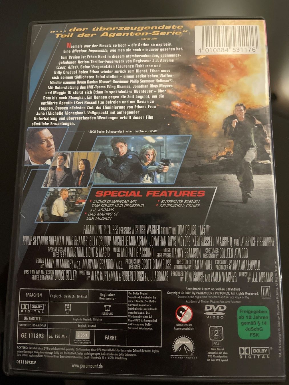 Tutti i DVDs: DVD // Mission Impossible 3 – Usato da Schönenwerd venduto da d.chiara 1
