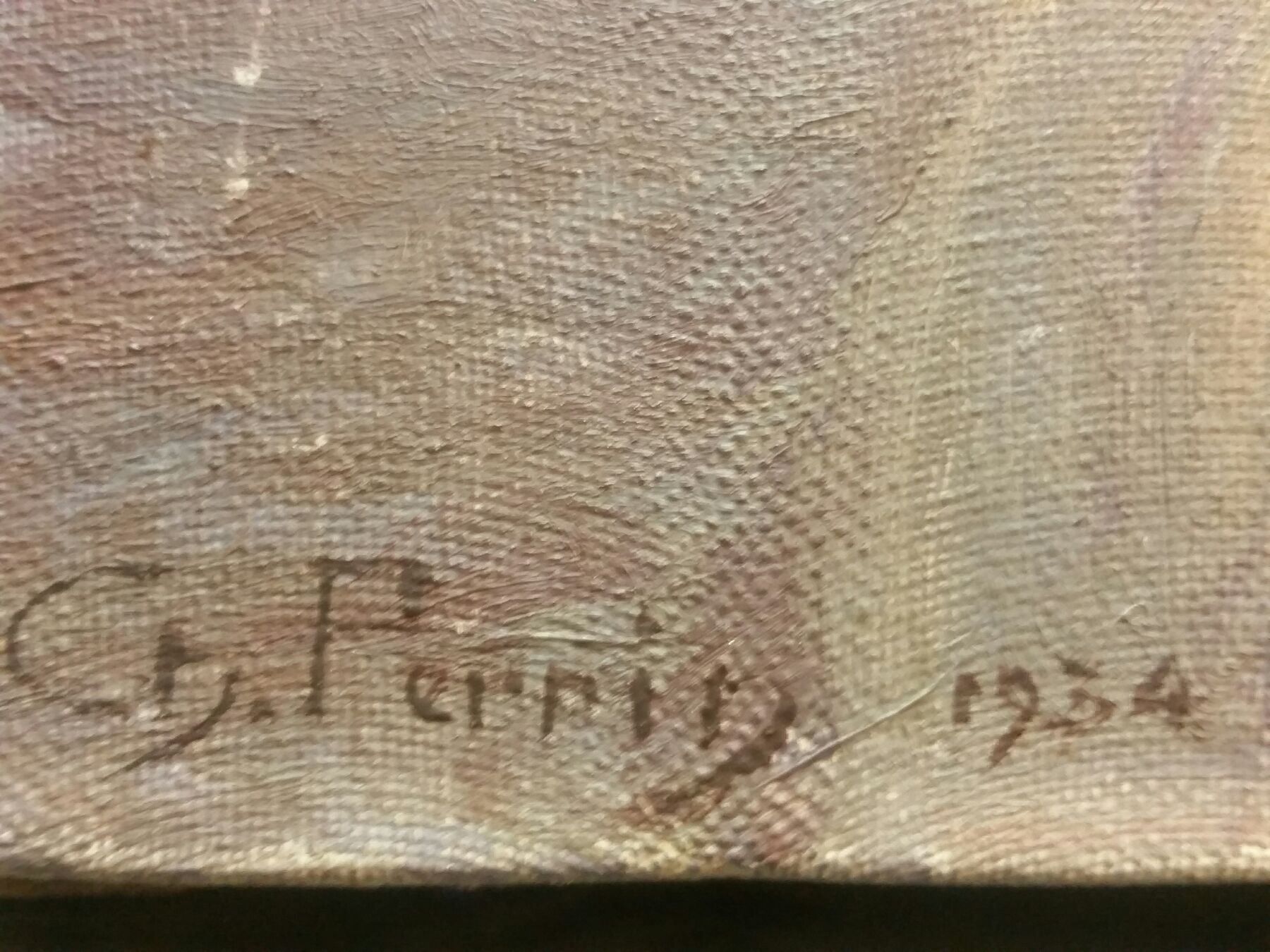 Dipinti: CH.PERRIN DATÉ 1934 – Usato da Genève venduto da Qanil77 1