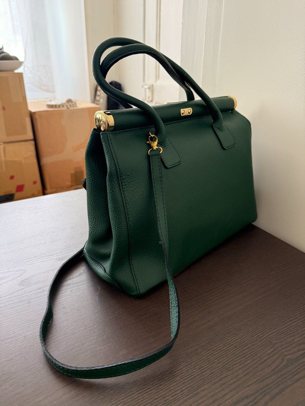 Borse da donna: Sac en cuir vert – Nuovo e nell'imballaggio originale da Le Locle venduto da tchanatakoua 8