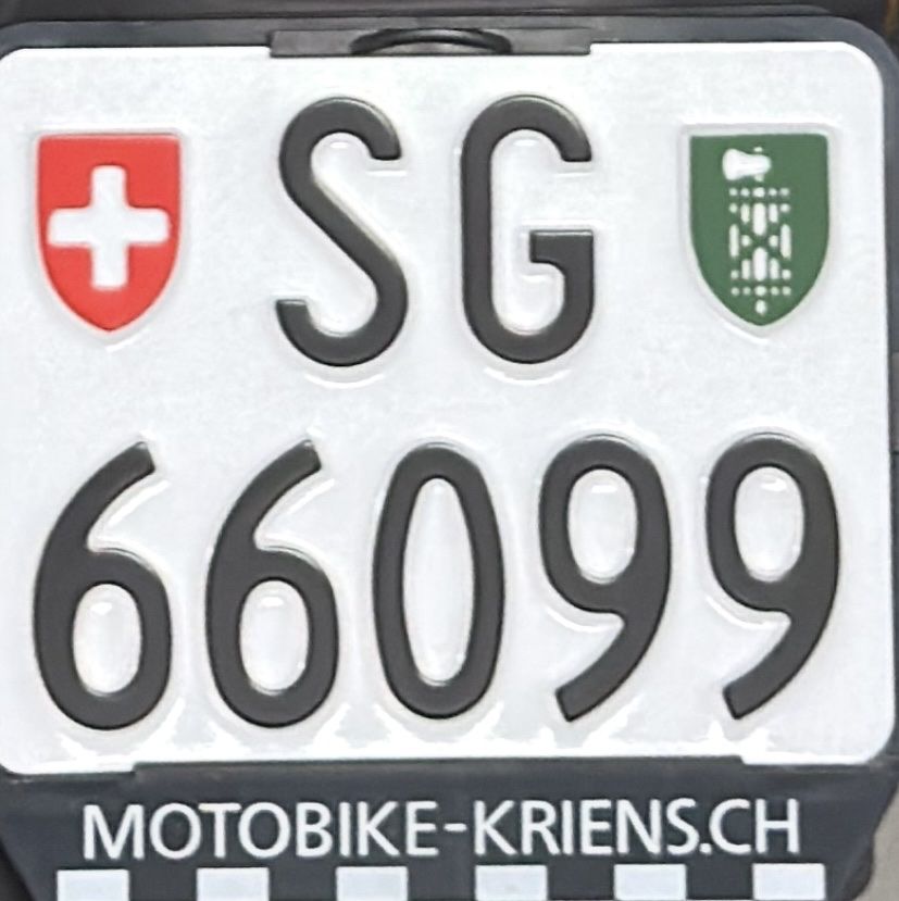 Insegne: SG66099 Motorradkennzeichen – Nuovo (secondo la descrizione) da Arbon venduto da laz_hj9y