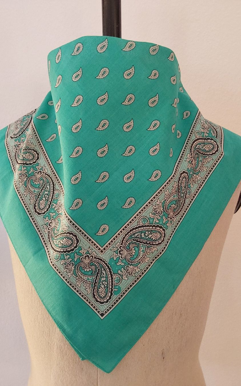 Foulards & écharpes: Original Glarner Tüechli türkis Baumwolle neu – Neuf avec emballage d'origine à Köniz par scopello12