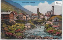 Gotthardstrasse Hospental - Litho