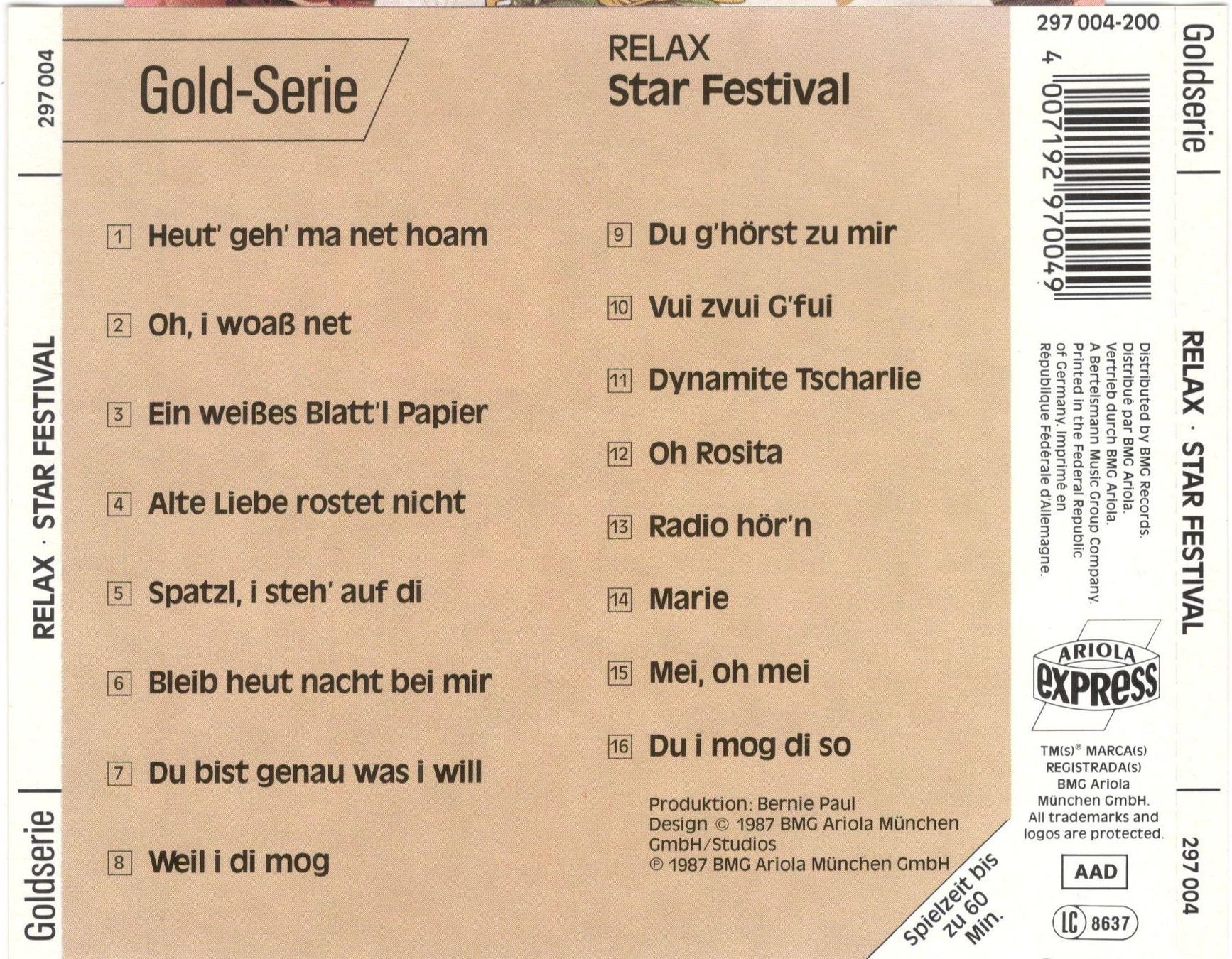 CD: Relax CD Star Festival – Usato da St. Margarethen TG venduto da Smiley-Face 1