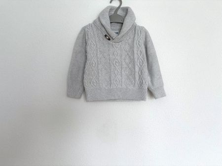 Knit Pullover Pulli Rollkragen Baumwolle Gr.92