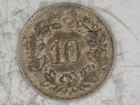 Tutti le monete: 10 rappen 1882 – Usato da Bure venduto da chap981 1
