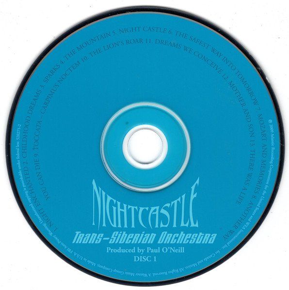 CD: Trans-Siberian Orchestra – Night Castle - C – Usato da Brittnau venduto da Zibu 2