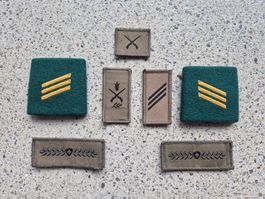 *** Abzeichen Set Infanterie Obergefreiter mit klett ***