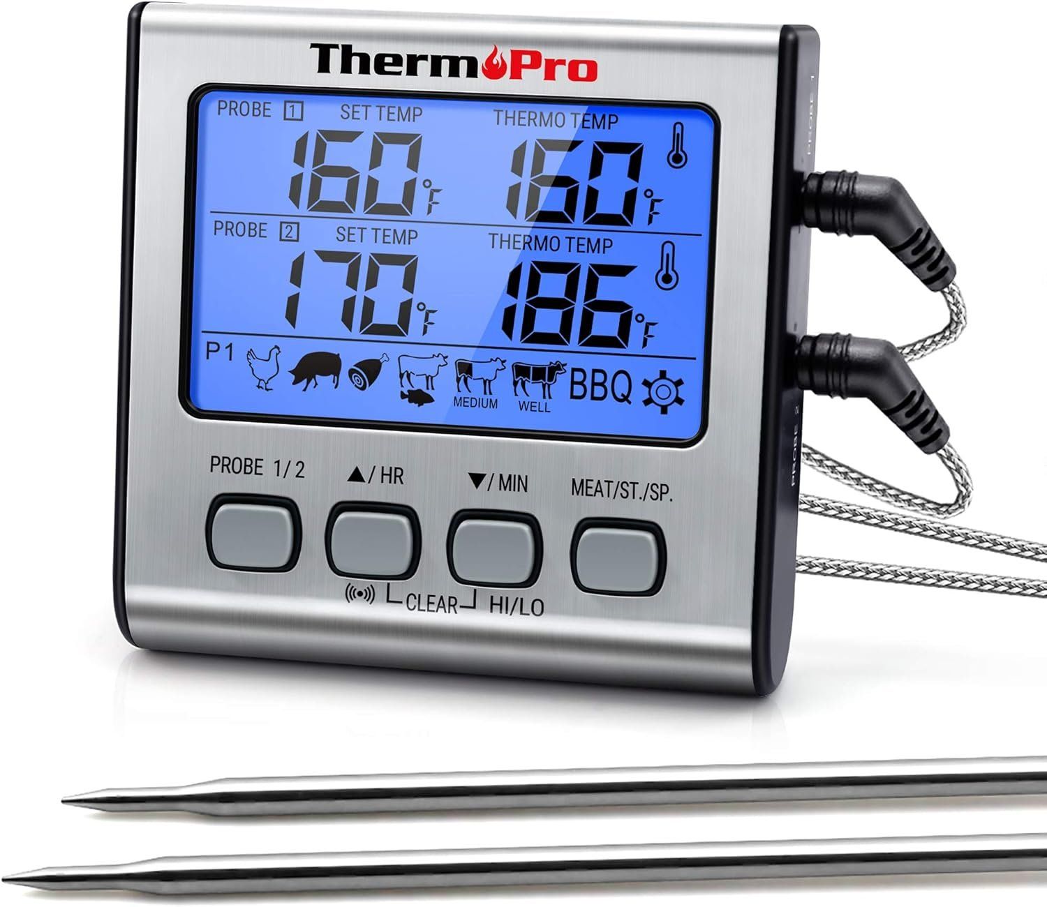 Altro per la casa: Pro Digitales Fleischthermometer mit Timer – Nuovo e nell'imballaggio originale da Geneve venduto da Titi2008