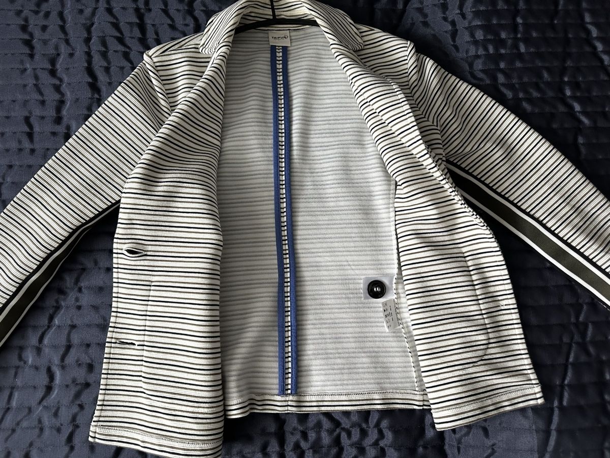 Taifun Jacken: Sommerblazer Ge. 36 weis/olive/schwarz – Gebraucht aus Wettswil von haddy91 1