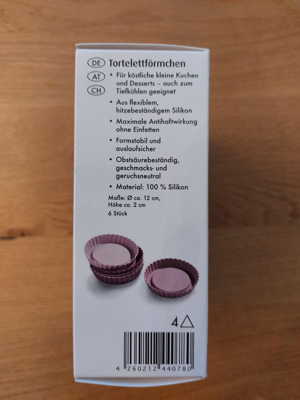 Teglie da forno: Kuchenförmchen aus Silikon – Nuovo e nell'imballaggio originale da Rodersdorf venduto da and_9kj9 1
