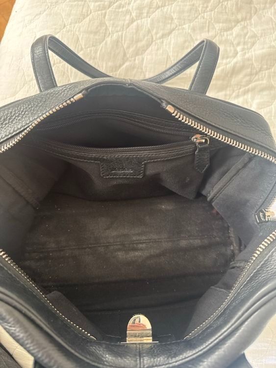 Max Mara Borse da donna: Max Mara Tasche Bowling Schwarz Leder – Usato da Bern venduto da Alea6892 1