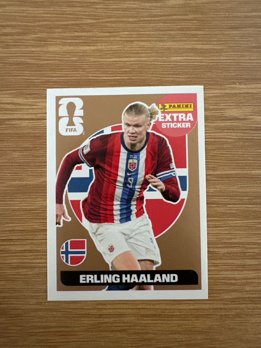 Panini Carte collezionabili: Extra Sticker Bronze WM 26: Erling Haaland – Nuovo e nell'imballaggio originale da Winterthur venduto da sah_gn89