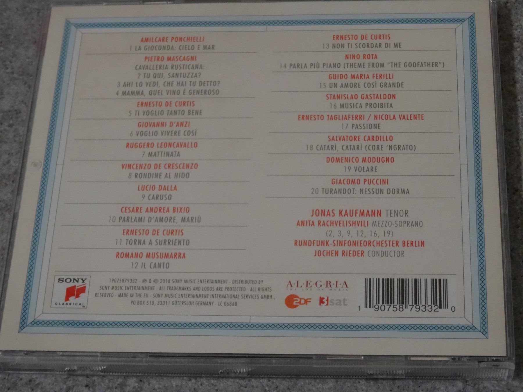CD: Jonas Kaufmann: An Italian Night - CD – Usato da Olten venduto da Disc-Ausverkauf 1