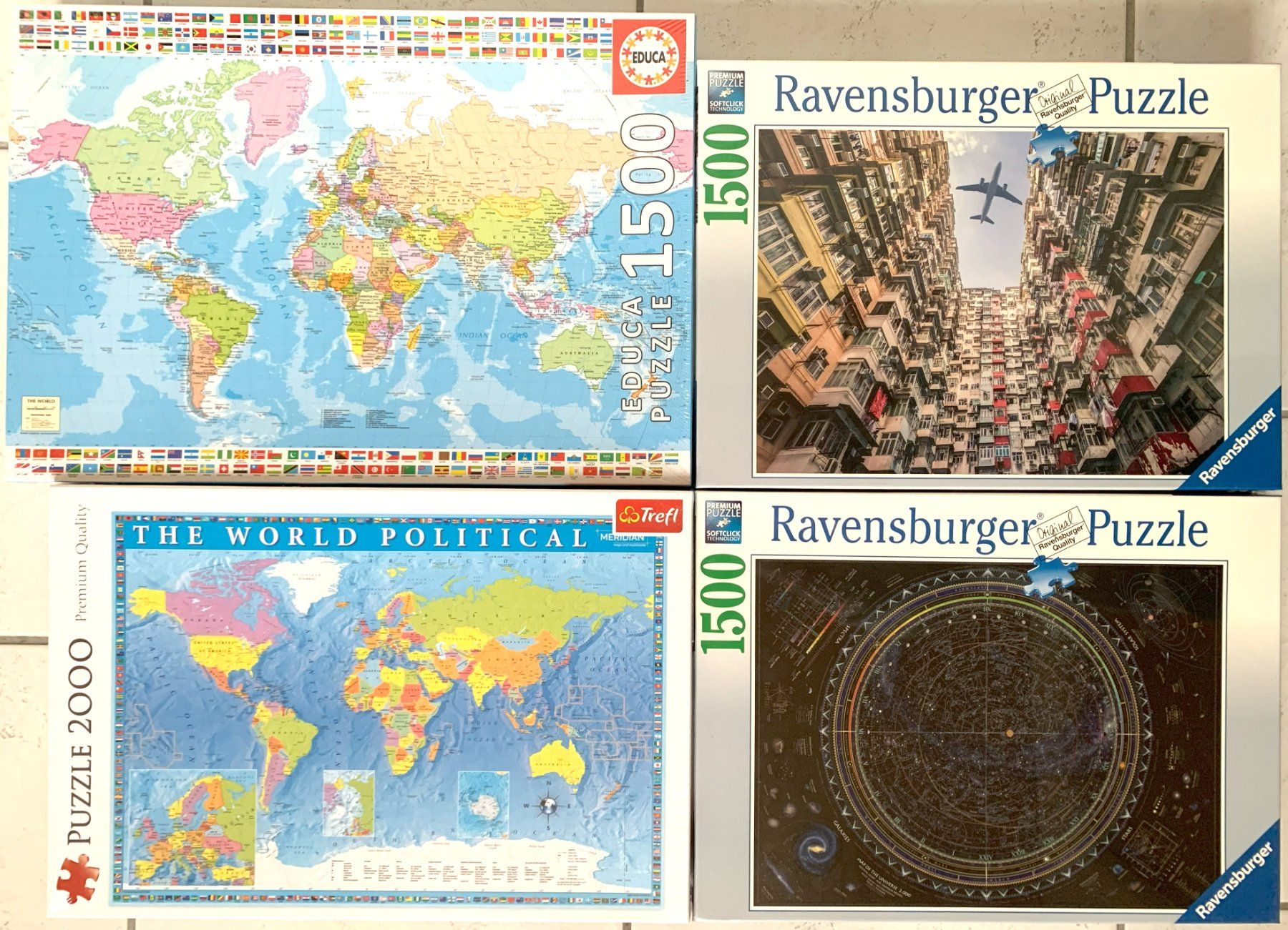 Ravensburger Puzzle: 4 Puzzles – Nuovo e nell'imballaggio originale da Pieterlen venduto da Rocko1