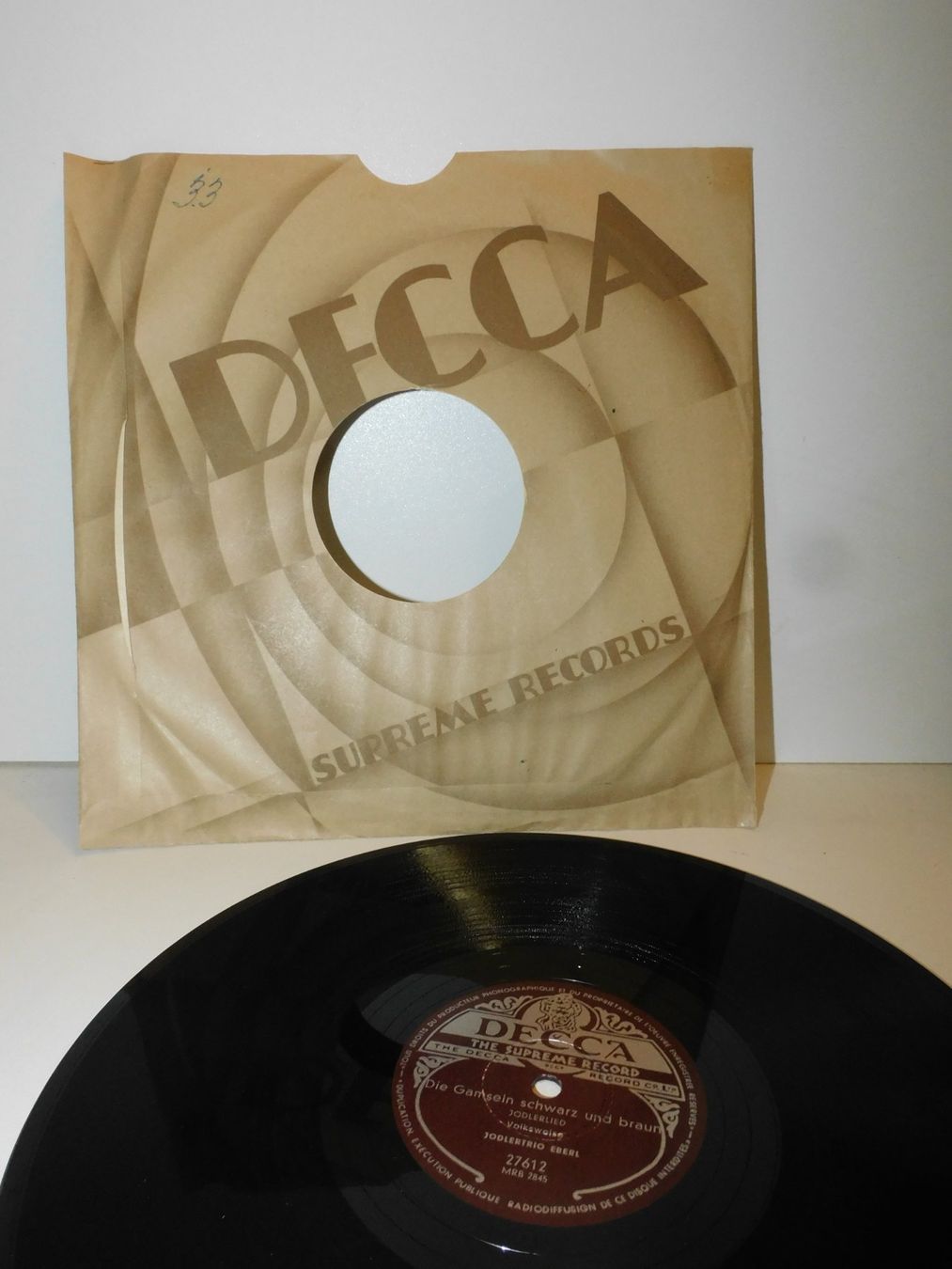 Dischi in vinile: Grammo LP Schellackplatte Jodlertrio Eberl - ein Büchsel – Usato da Sursee venduto da 76