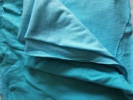 Blauer Baumwoll-Jersey – Stoffreste – NEU ca 3m 50cm breit