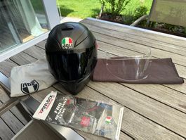 Original agu Motorrad Helm in gutem Zustand, Grösse S