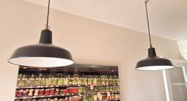Lot 2 suspensions vintage – style industriel – métal noir