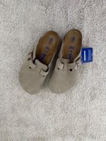 NEUE Birkenstock Boston Clogs, Gr. 39, beige
