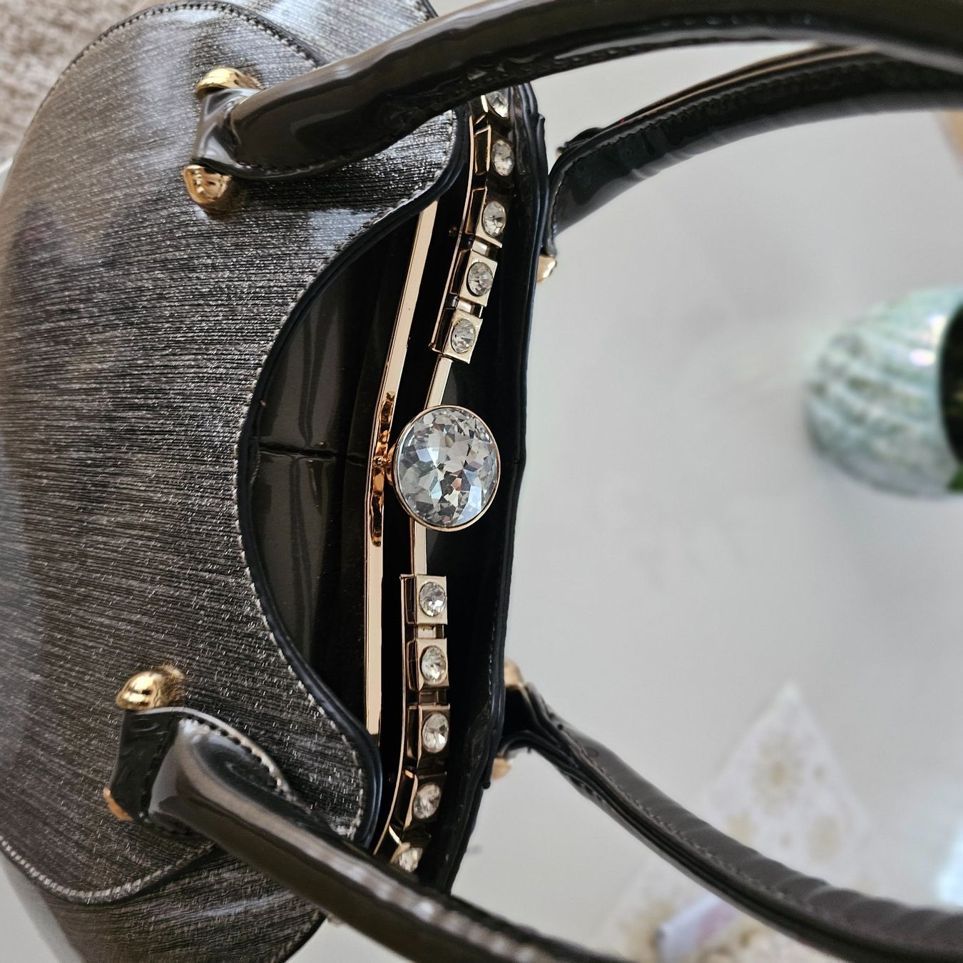 Borse da donna: Fabrikneu  Handtasche mit Strass Glitzer – Nuovo e nell'imballaggio originale da wolfhalden venduto da 46464646 1